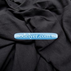 Ткань Трикотаж кулир пенье (черный)